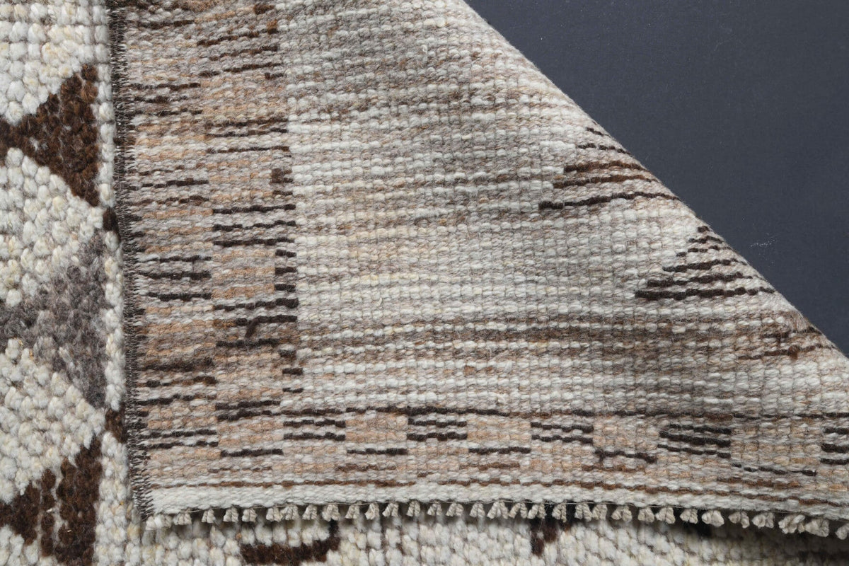 El yapımı vintage yolluk 81x345 cm oryantal desenli yün - mekan görünümü