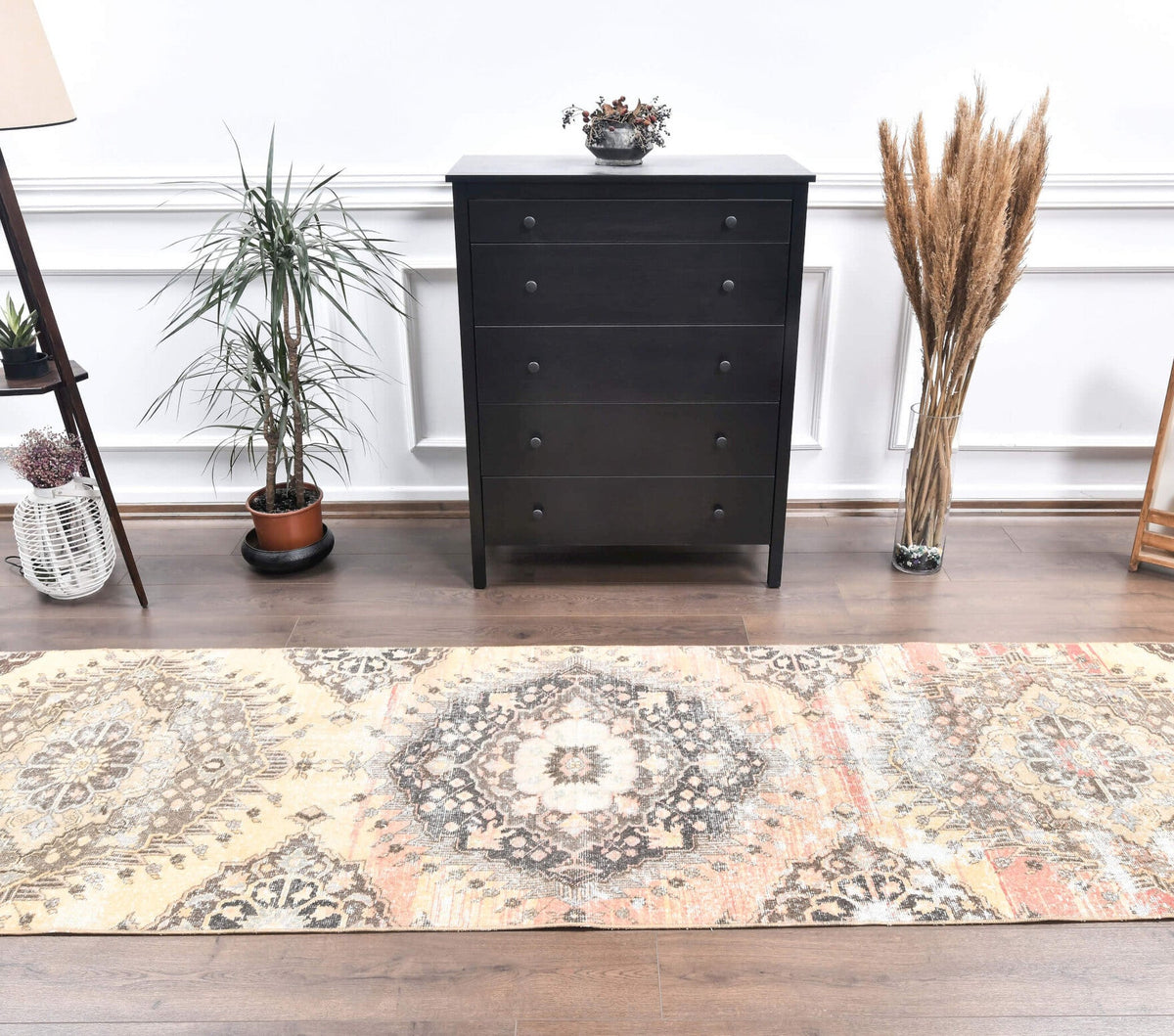 Vintage Oushak Runner Rug