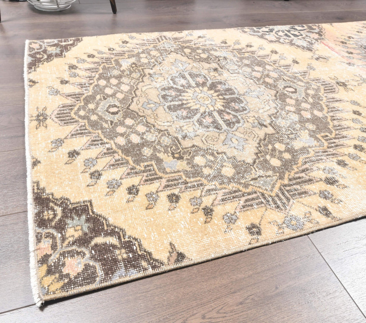 Vintage Oushak Runner Rug