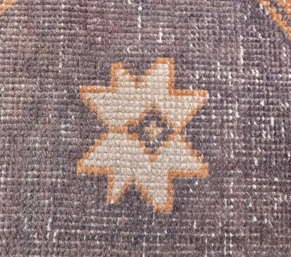 Oushak Vintage Orange Runner Rug