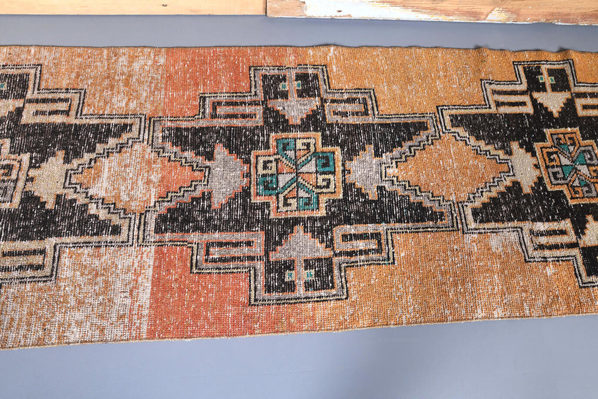 Oushak Vintage Runner Rug
