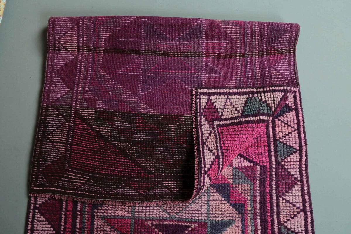 Vintage Pink Runner Rug