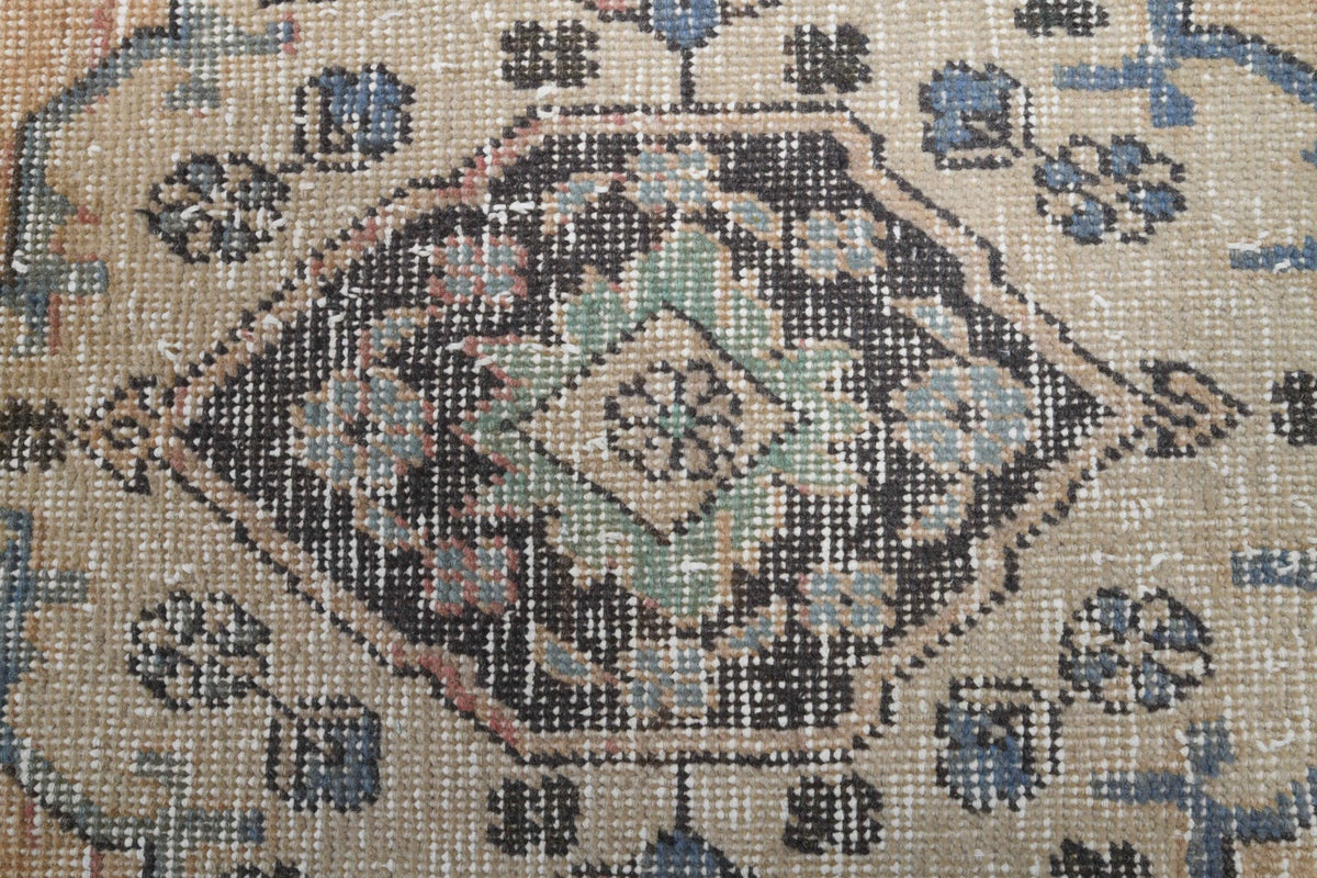 Oushak Ikat Pattern Runner Rug