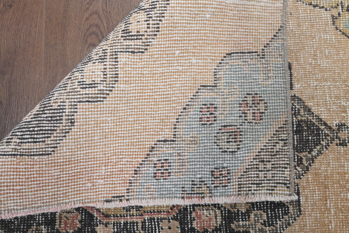 Oushak Ikat Pattern Runner Rug