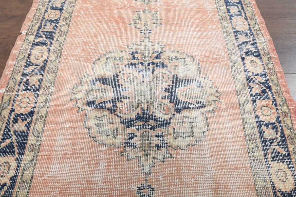 Vintage Pastel Colored Runner Rug