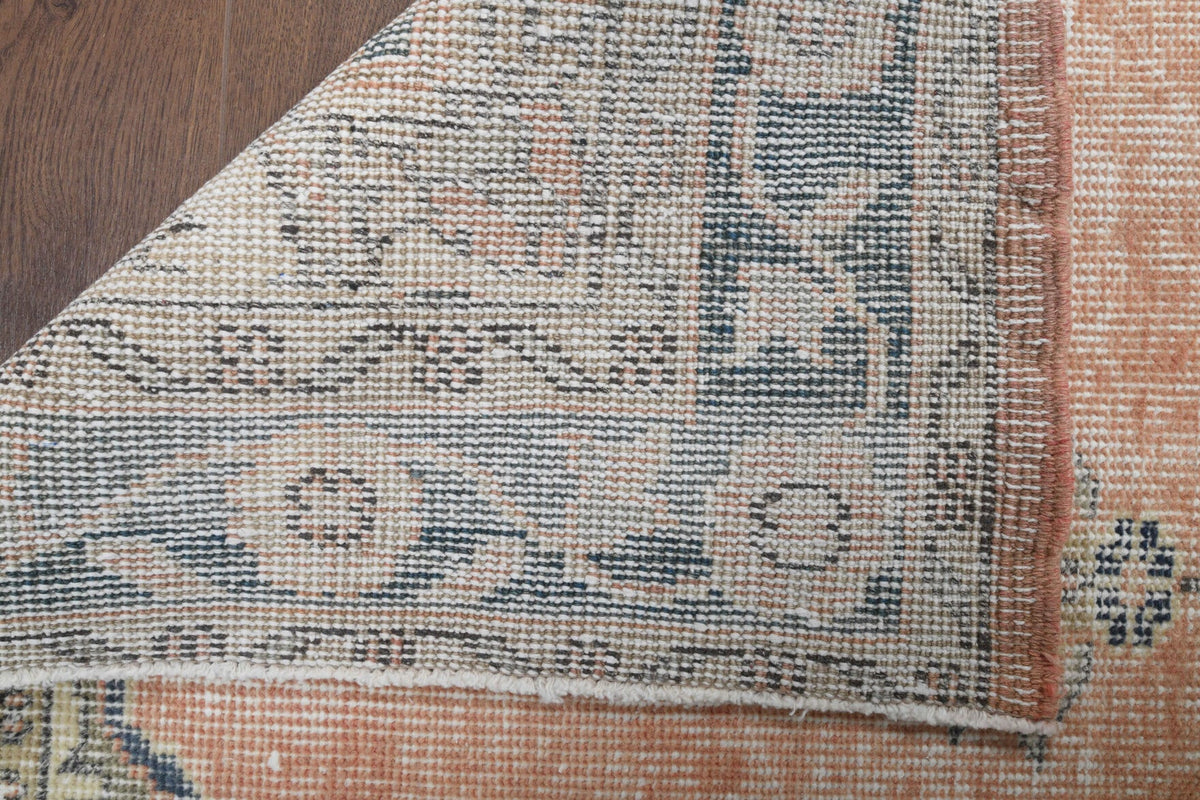 Vintage Pastel Colored Runner Rug