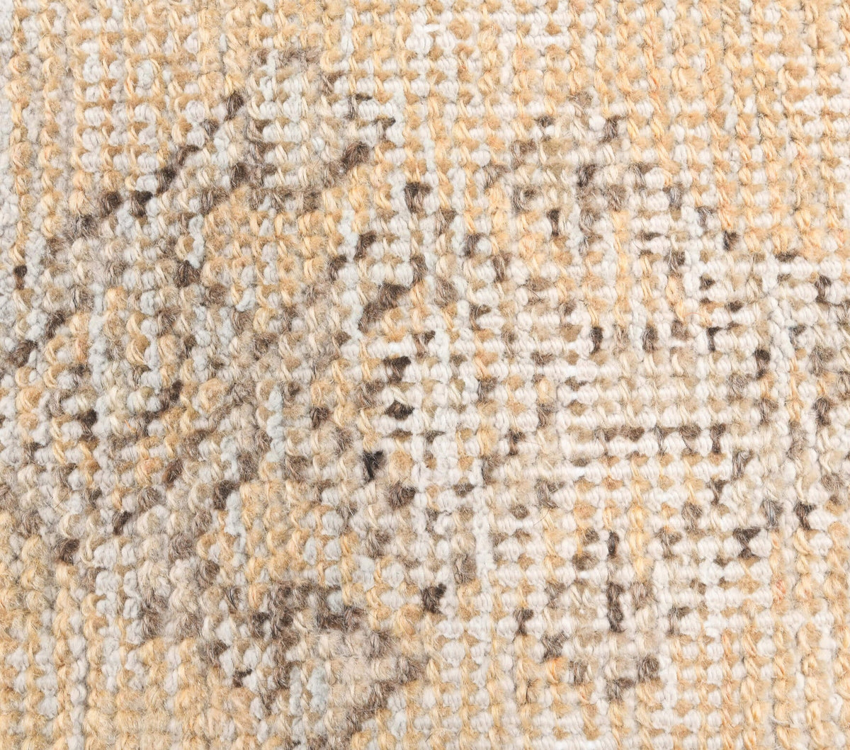 El yapımı vintage yolluk 81x348 cm geometrik desenli yün - açık alan görünümü