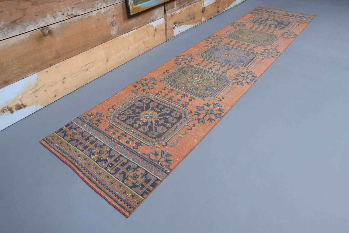 Hallway Decor Vintage Oushak Runner Rug