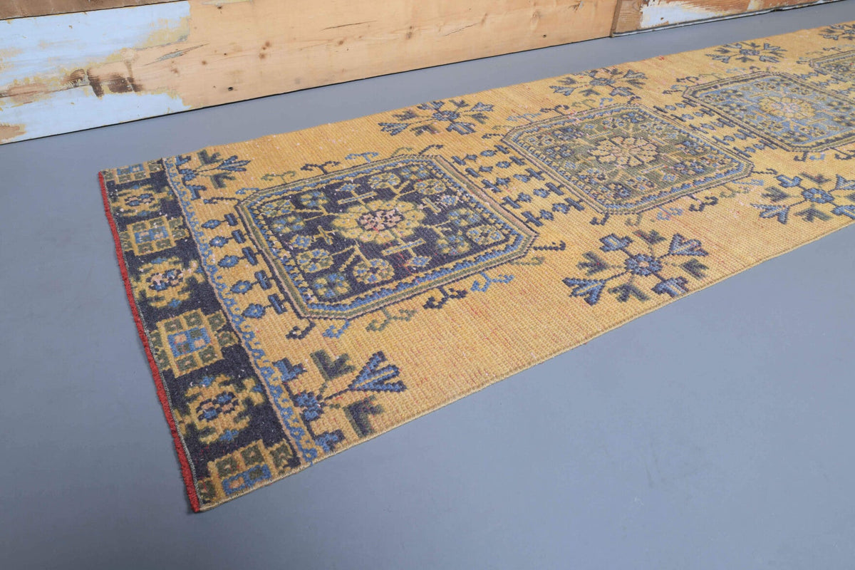 Vintage Oushak Runner Rug