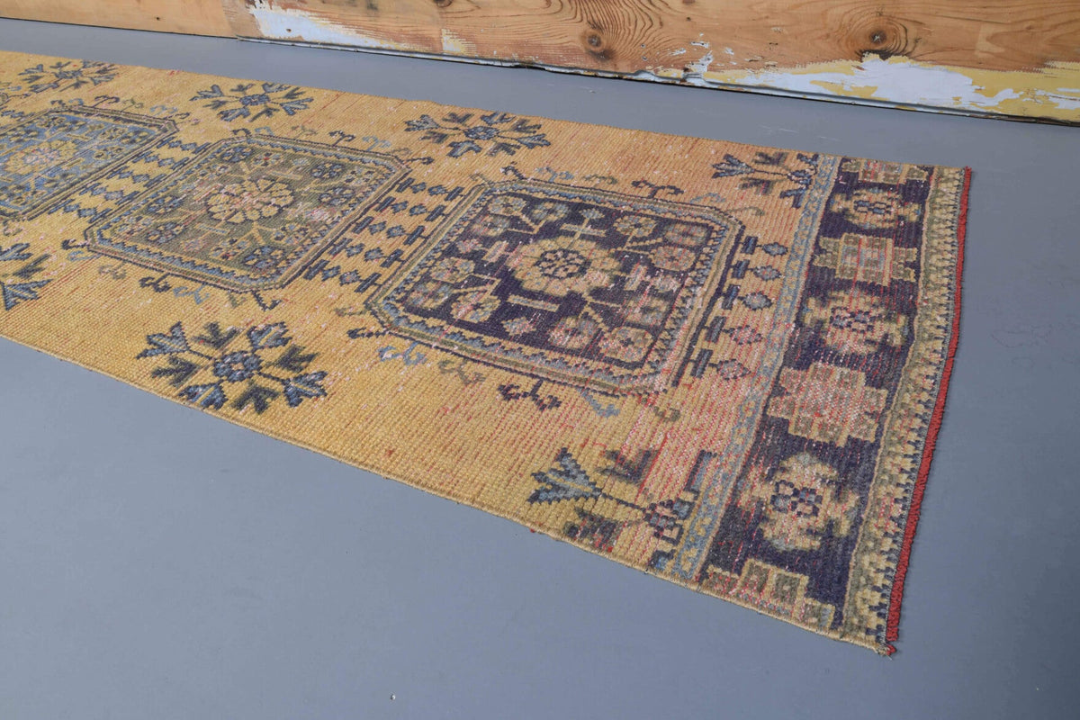 Vintage Oushak Runner Rug