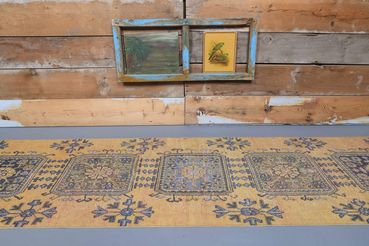 Vintage Oushak Runner Rug