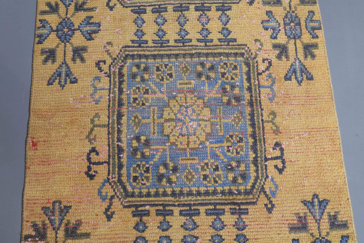 Vintage Oushak Runner Rug