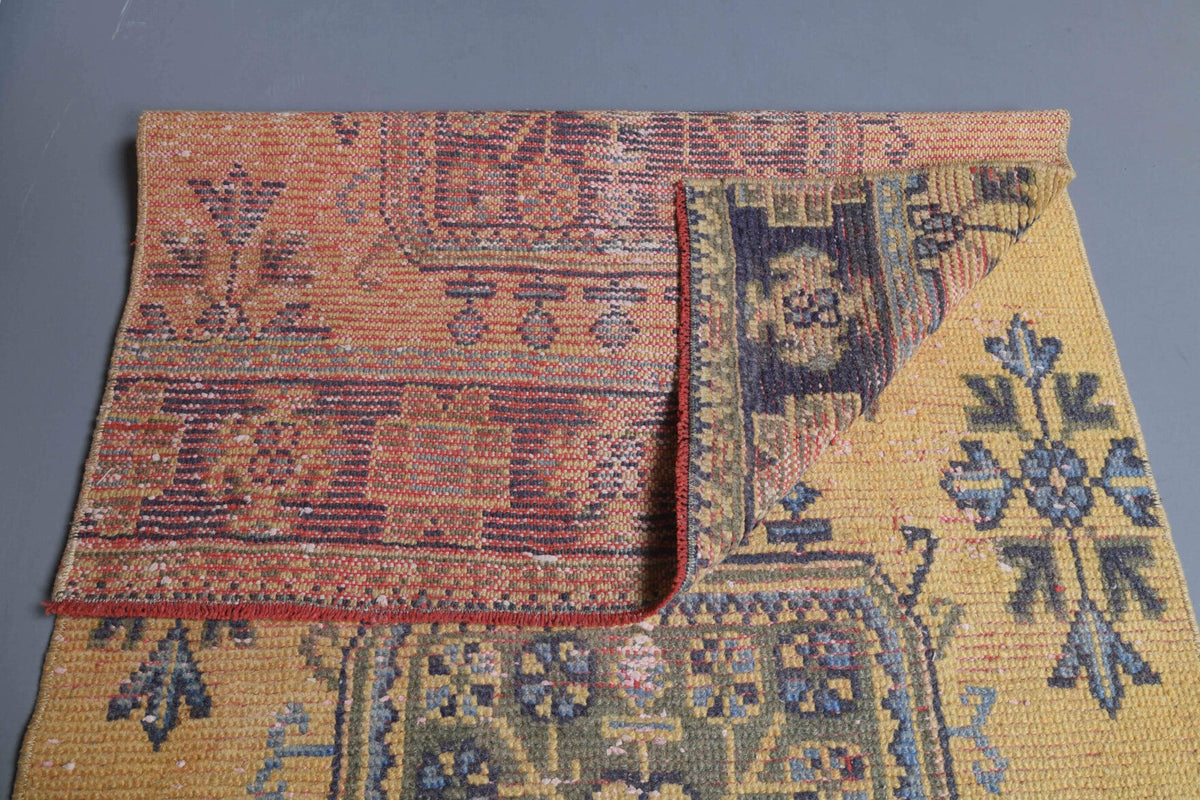 Vintage Oushak Runner Rug