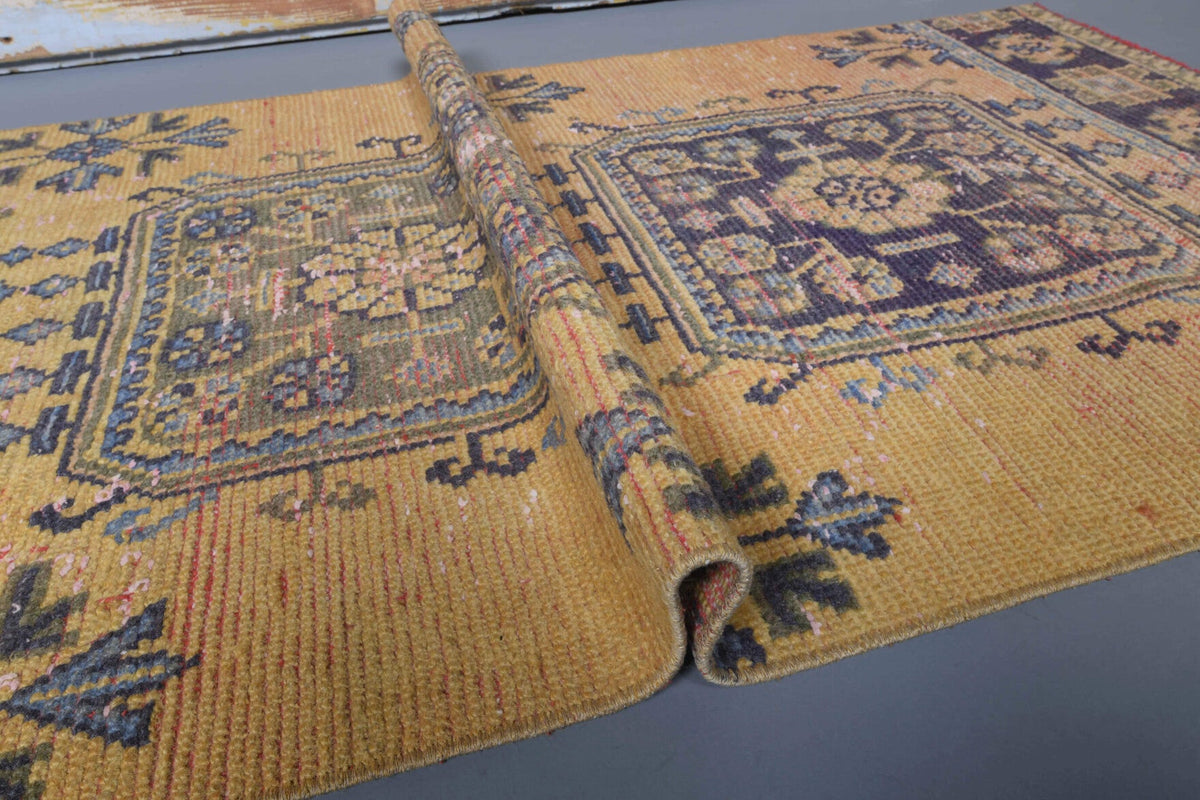 Vintage Oushak Runner Rug