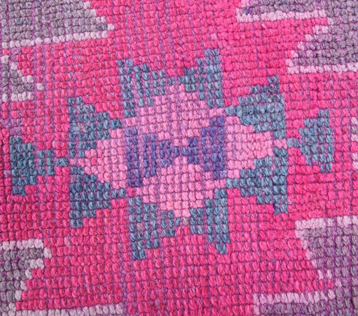 Vintage Hand-Knotted Runner Rug