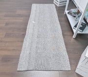 1960'lardan Anadolu kökenli düz zeminli vintage kilim yolluk, 75x323 cm