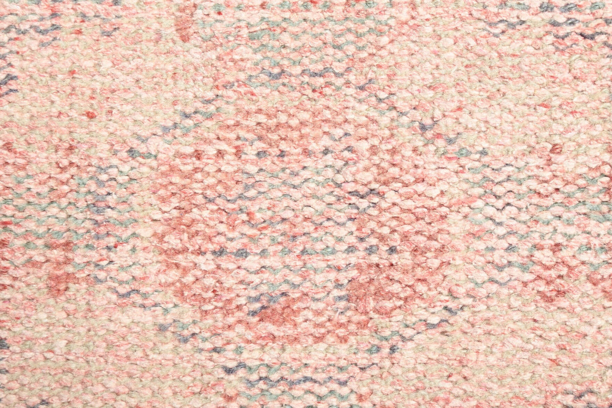 Vintage Anatolian Pink Runner Rug