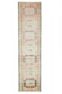 3x11 Wool Antique Runner Rug