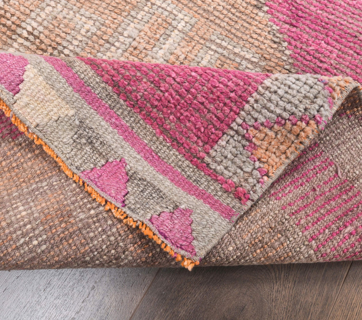 Vintage Pink Runner Rug