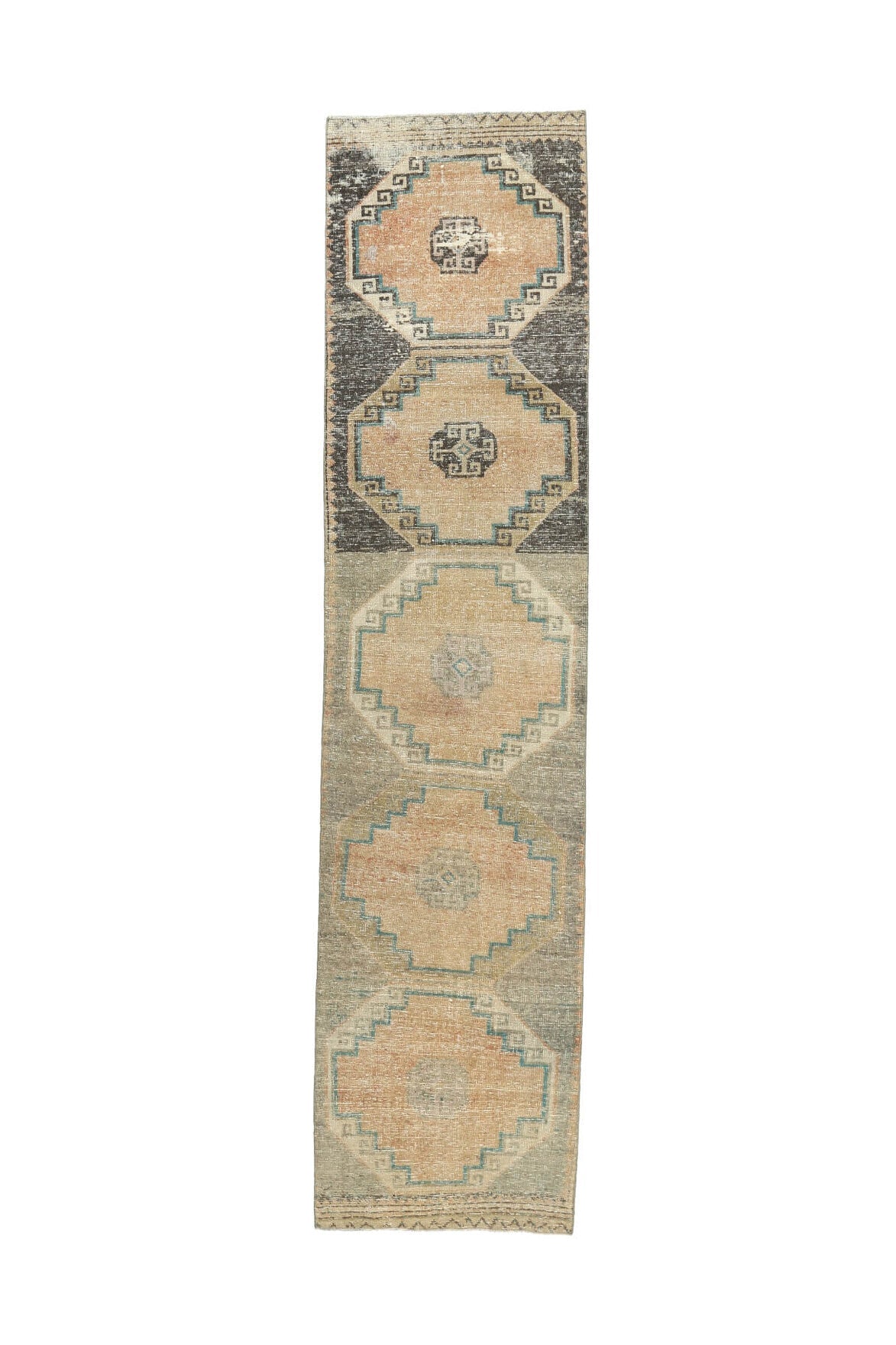 Vintage Oushak Runner Rug - 25328