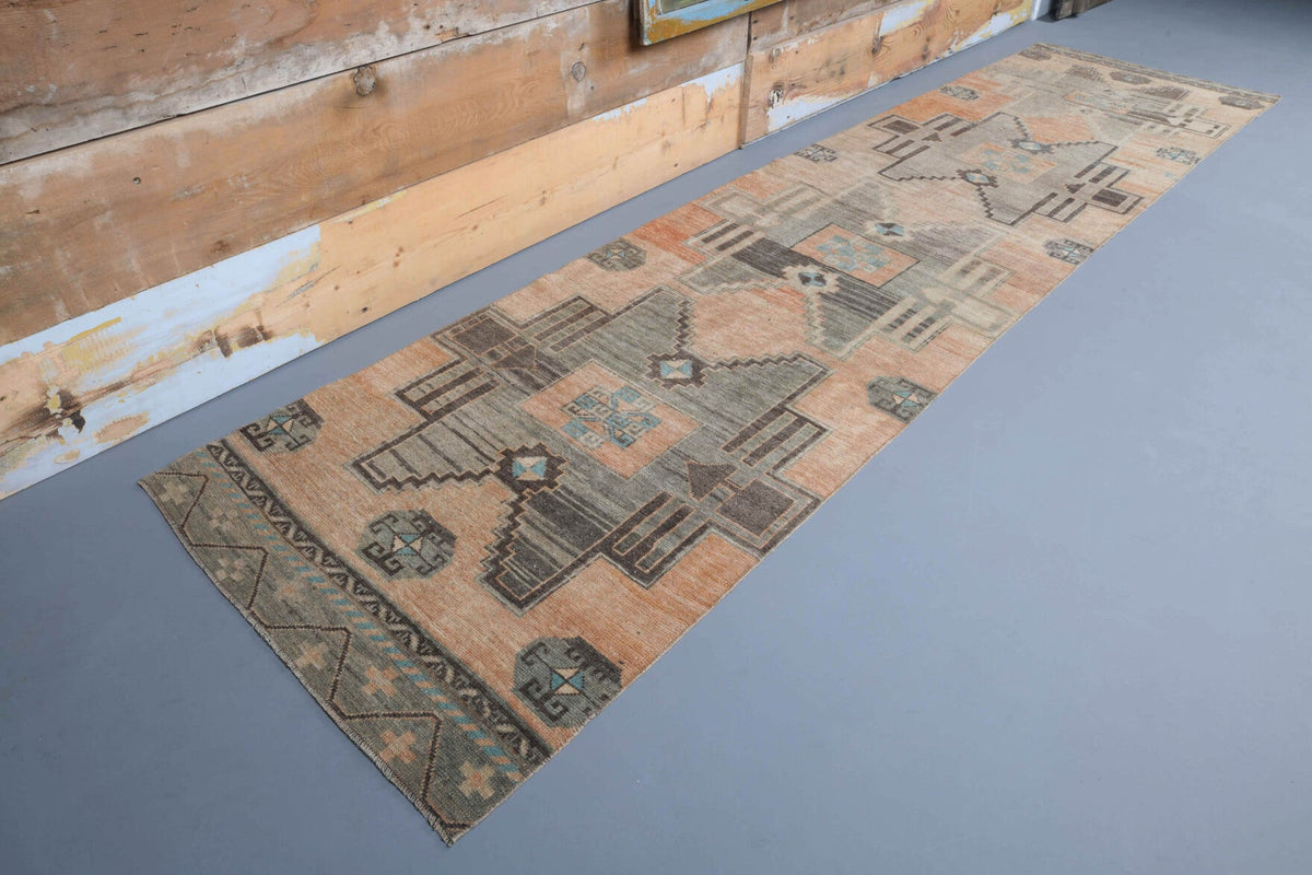 Vintage Orange Runner Rug