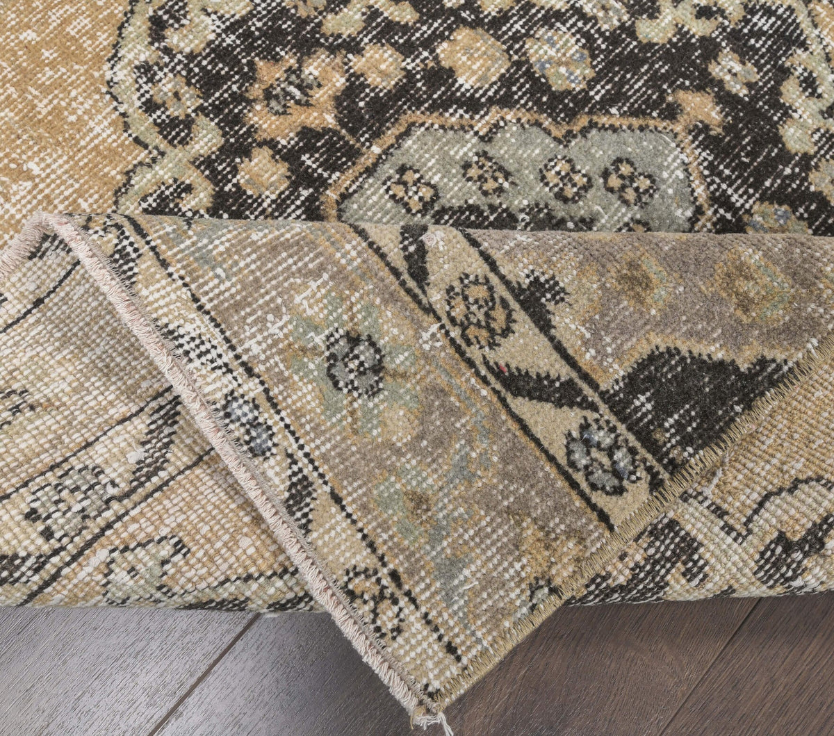 Vintage Oushak Runner Rug - 24319