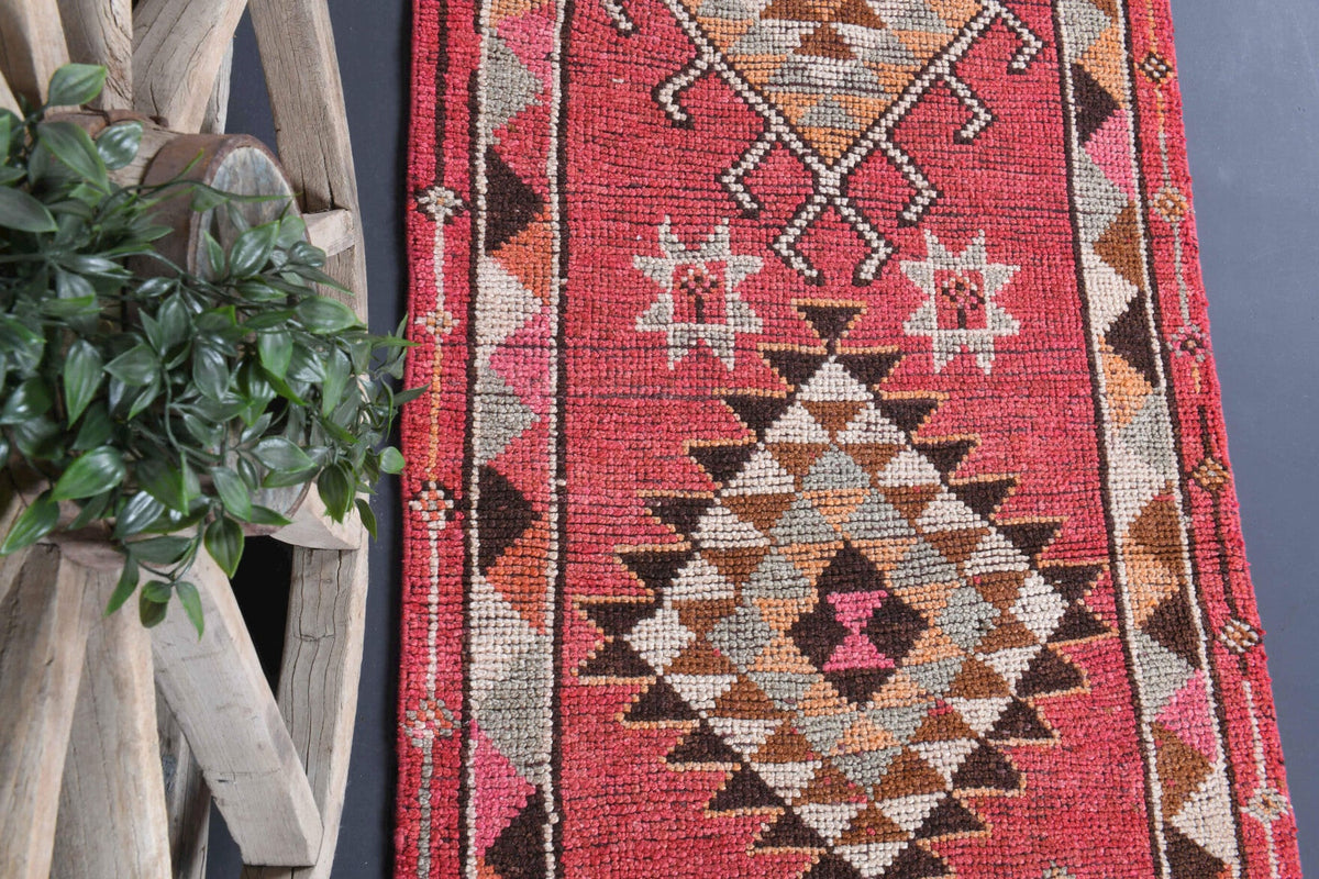 3x12 Wool Vintage Anatolian Runner Rug