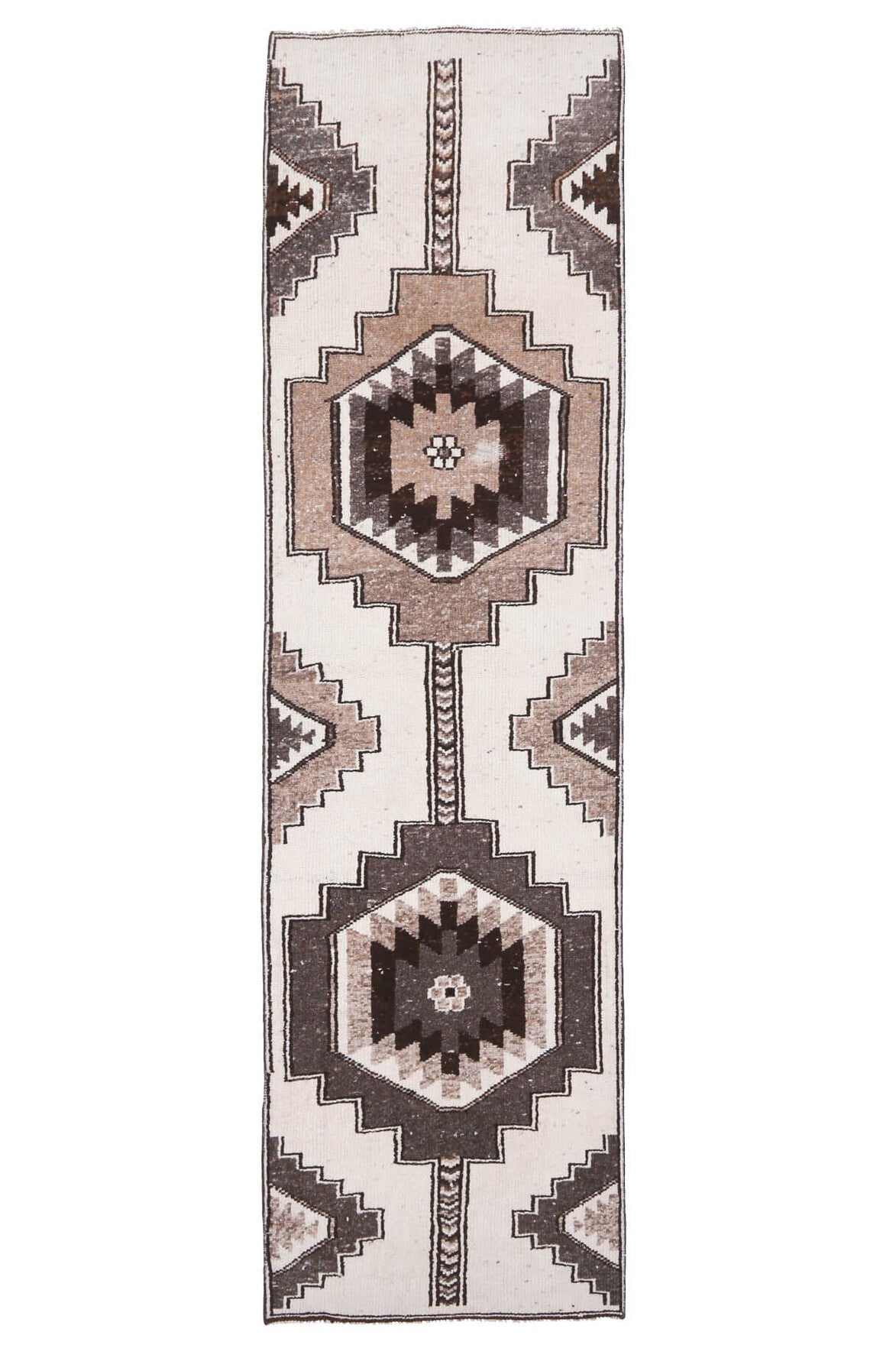 3x12 Wool Vintage Runner Rug