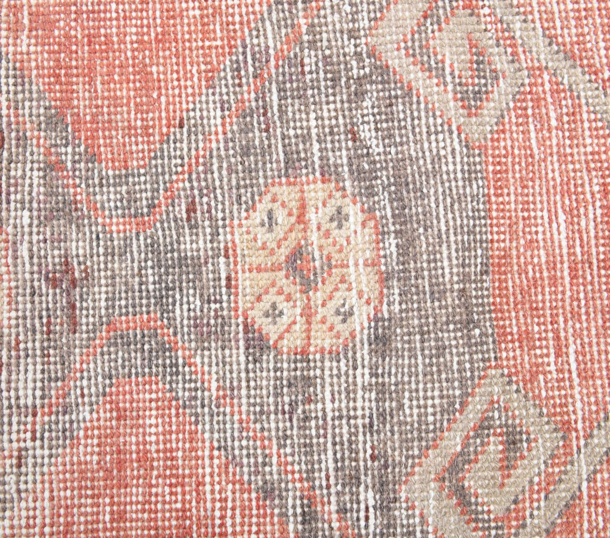 El yapımı vintage yolluk 86x376 cm geometrik desenli yün - mekan görünümü