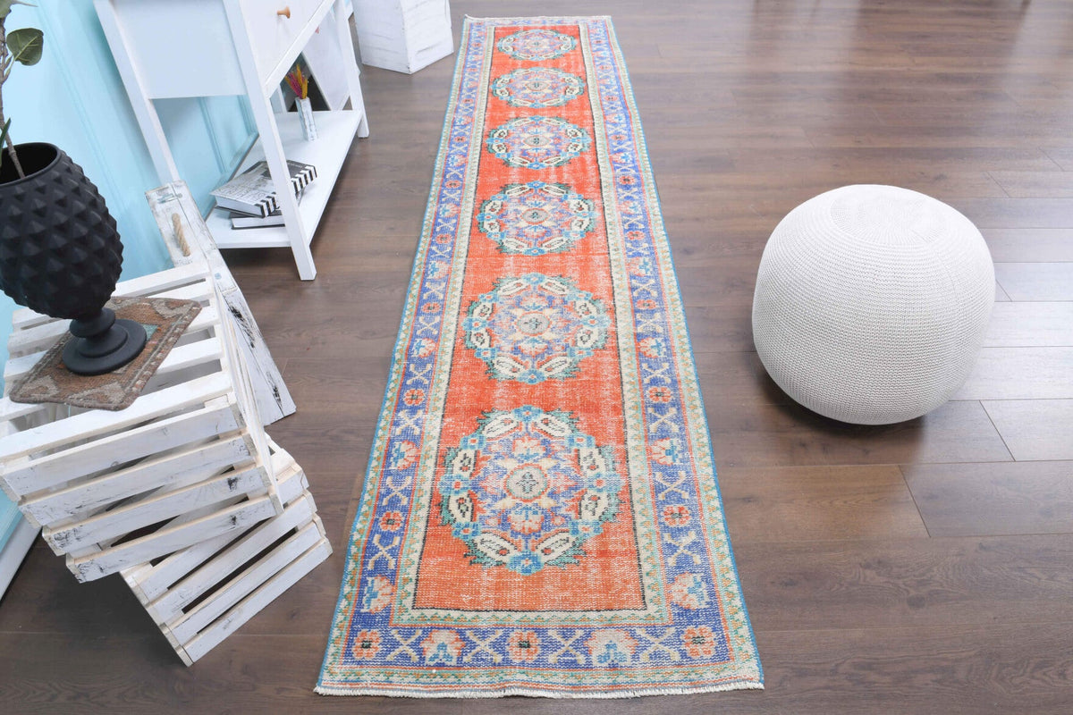 3x12 Wool Vintage Runner Rug