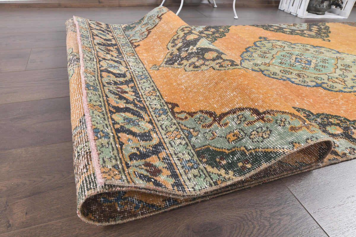3x13 Vintage Handwoven Oushak Runner