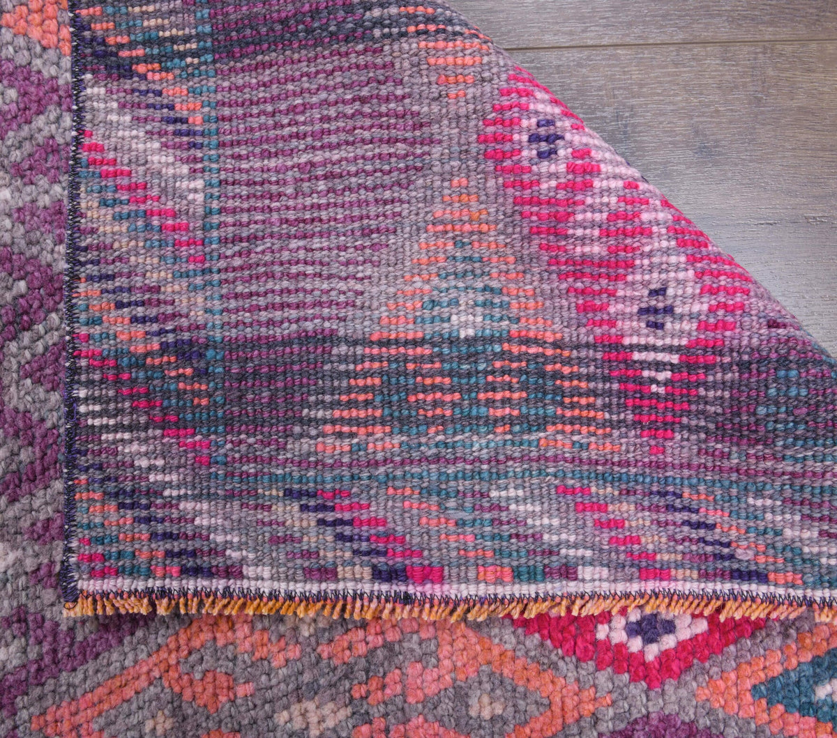 Vintage Hand-Knotted Anatolian Runner Rug