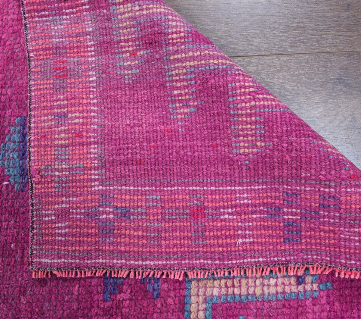 Vintage Hand-Knotted Anatolian Runner Rug