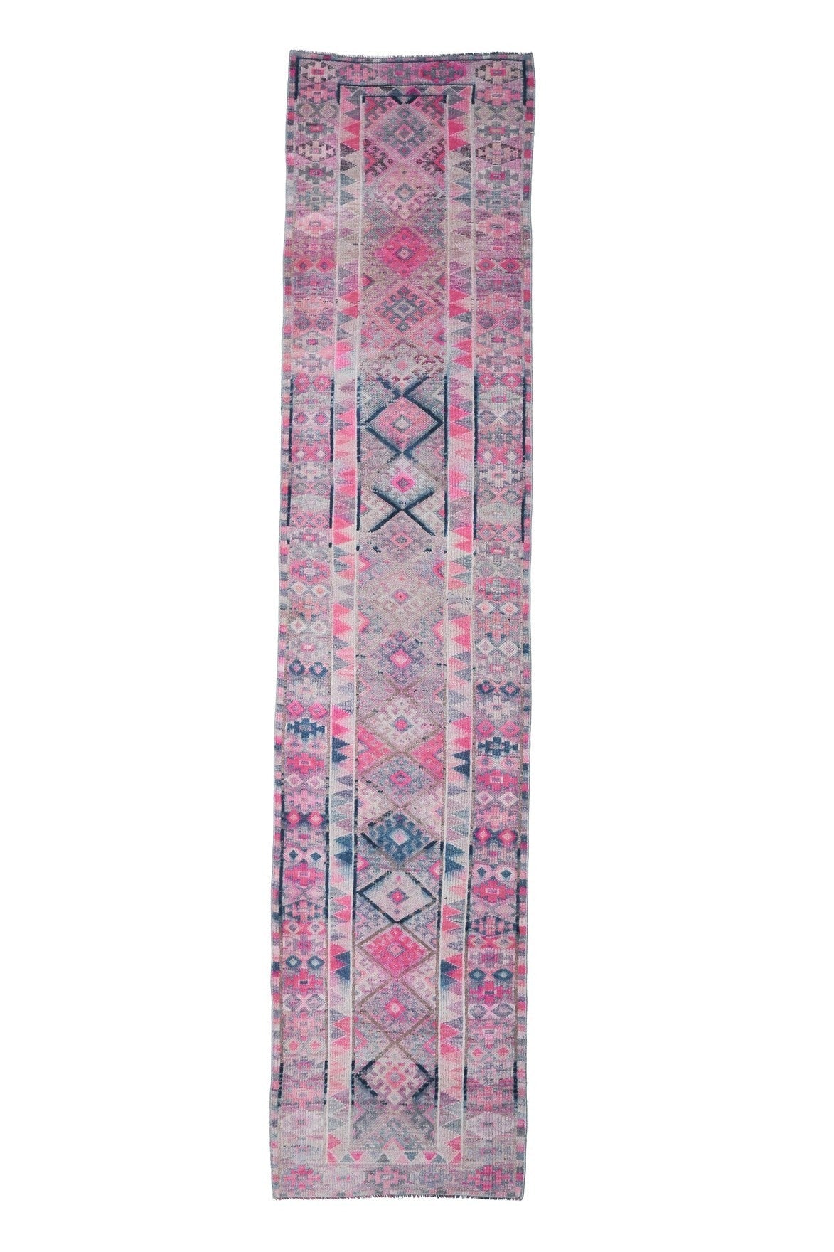 Vintage Anatolian Herki Runner Rug