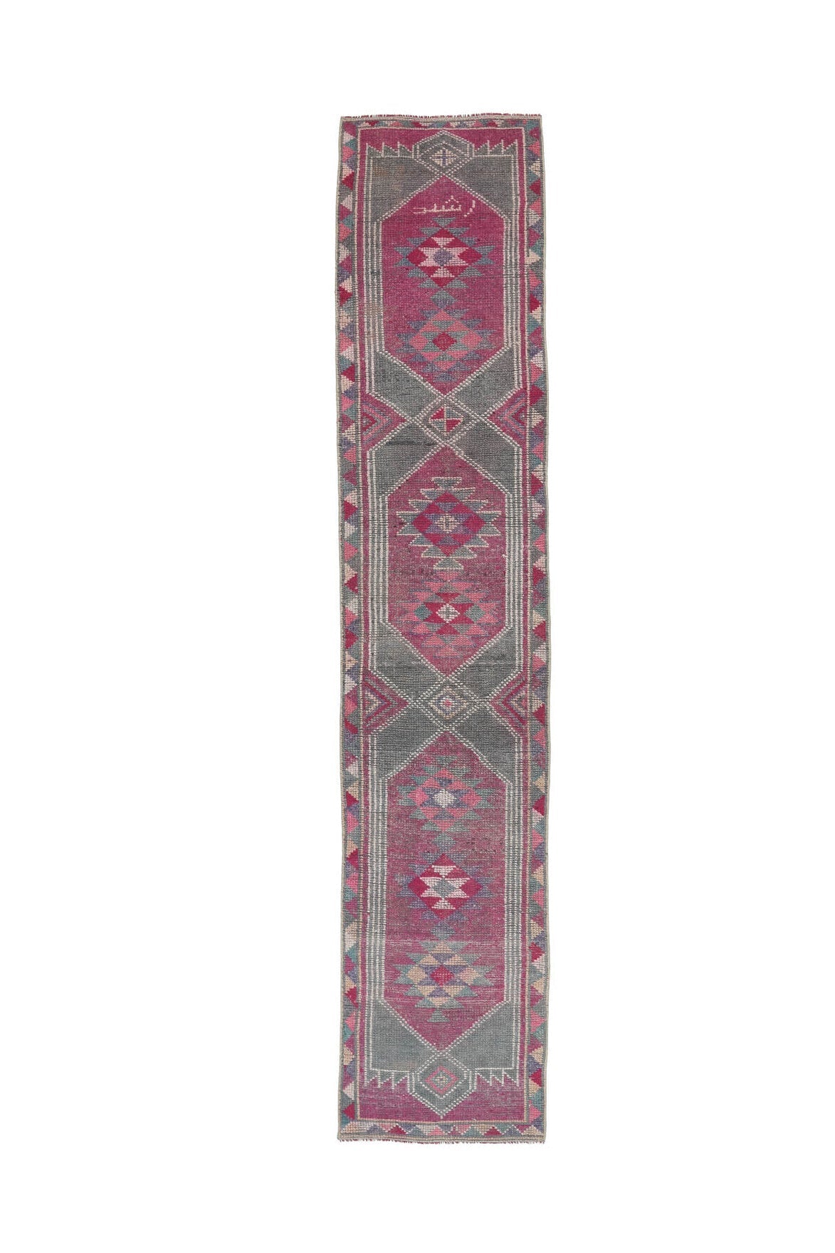 Vintage Purple Runner Rug