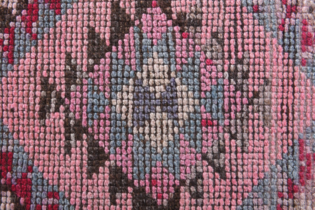 3x13 Wool Vintage Anatolian Runner Rug