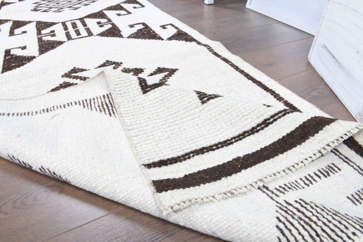 3x13 Wool Vintage Oushak Runner Rug