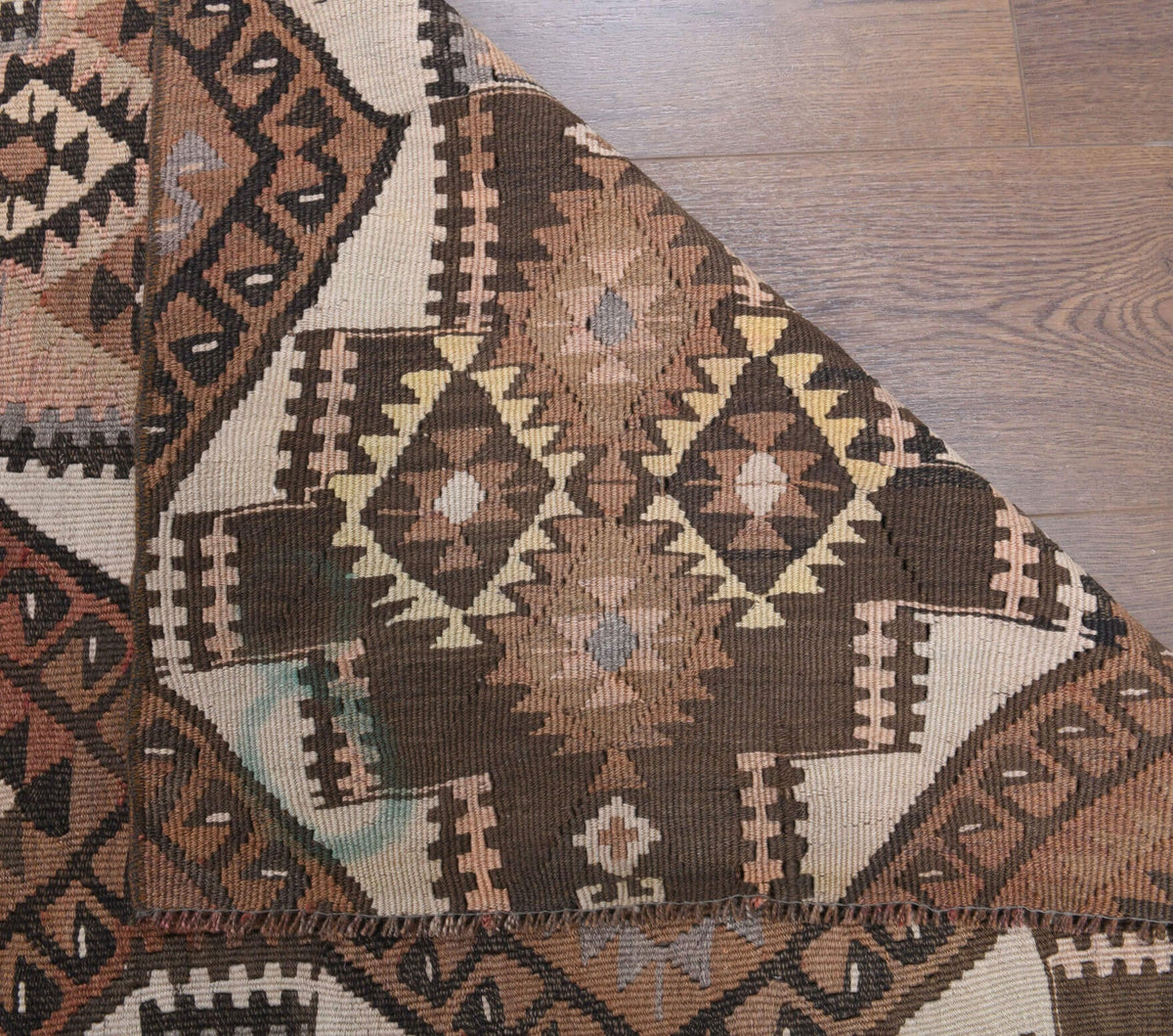 3x14 Wool Vintage Anatolian Runner Rug