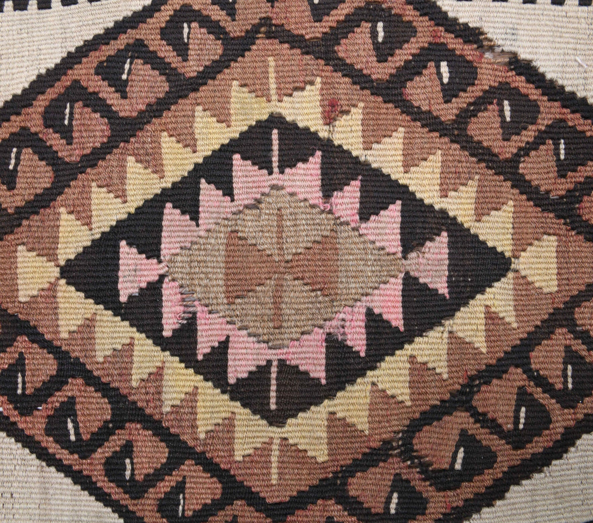 3x14 Wool Vintage Anatolian Runner Rug