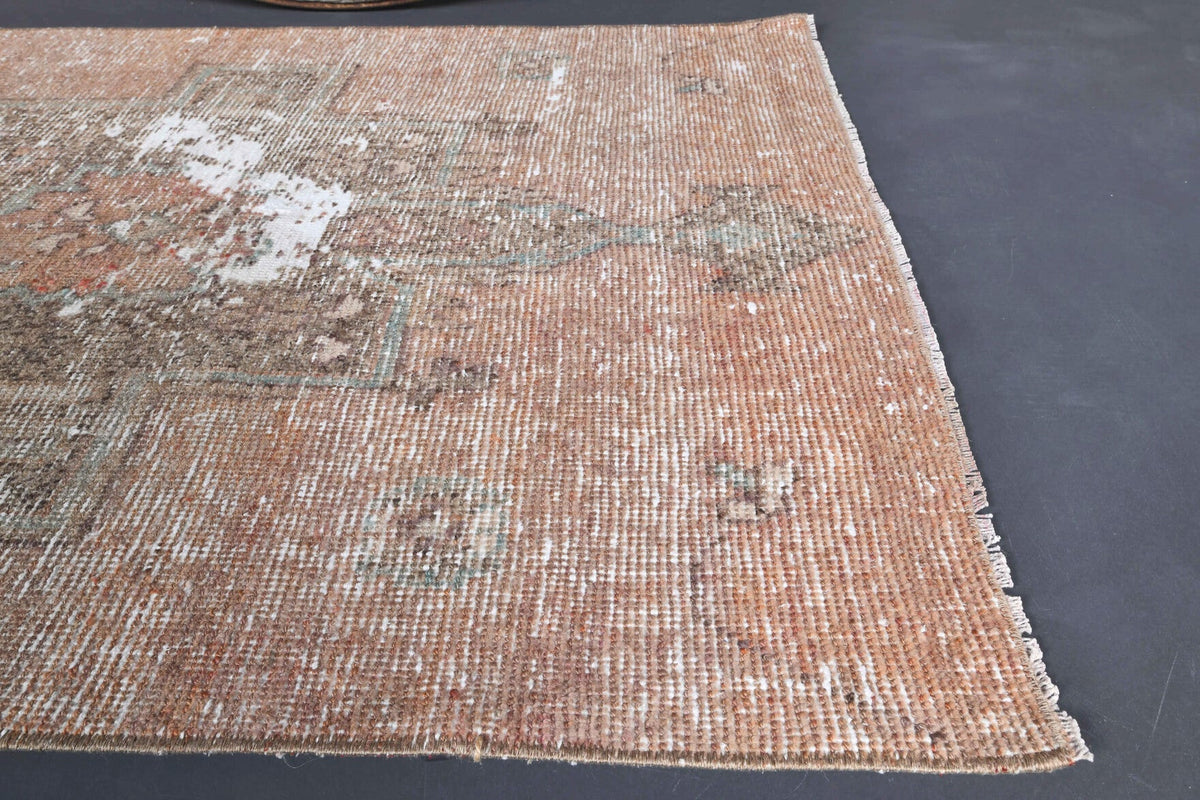 Vintage Orange Oushak Small Rug