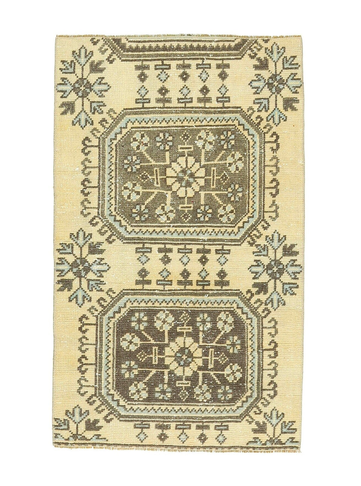 Vintage Orange Small Oushak Rug