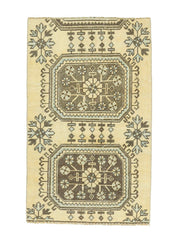 Vintage Orange Small Oushak Rug