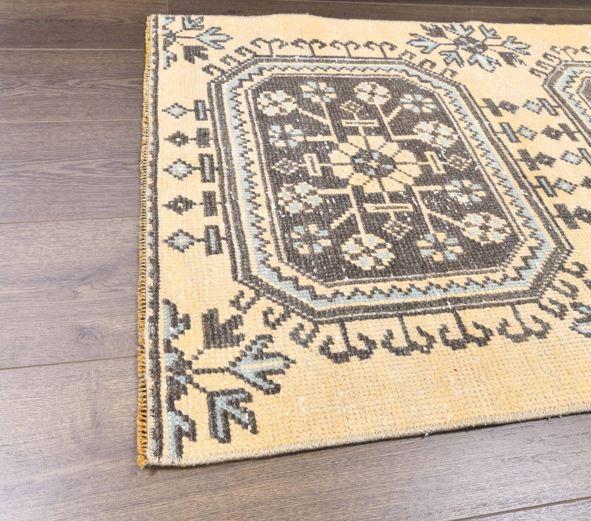 Vintage Orange Small Oushak Rug