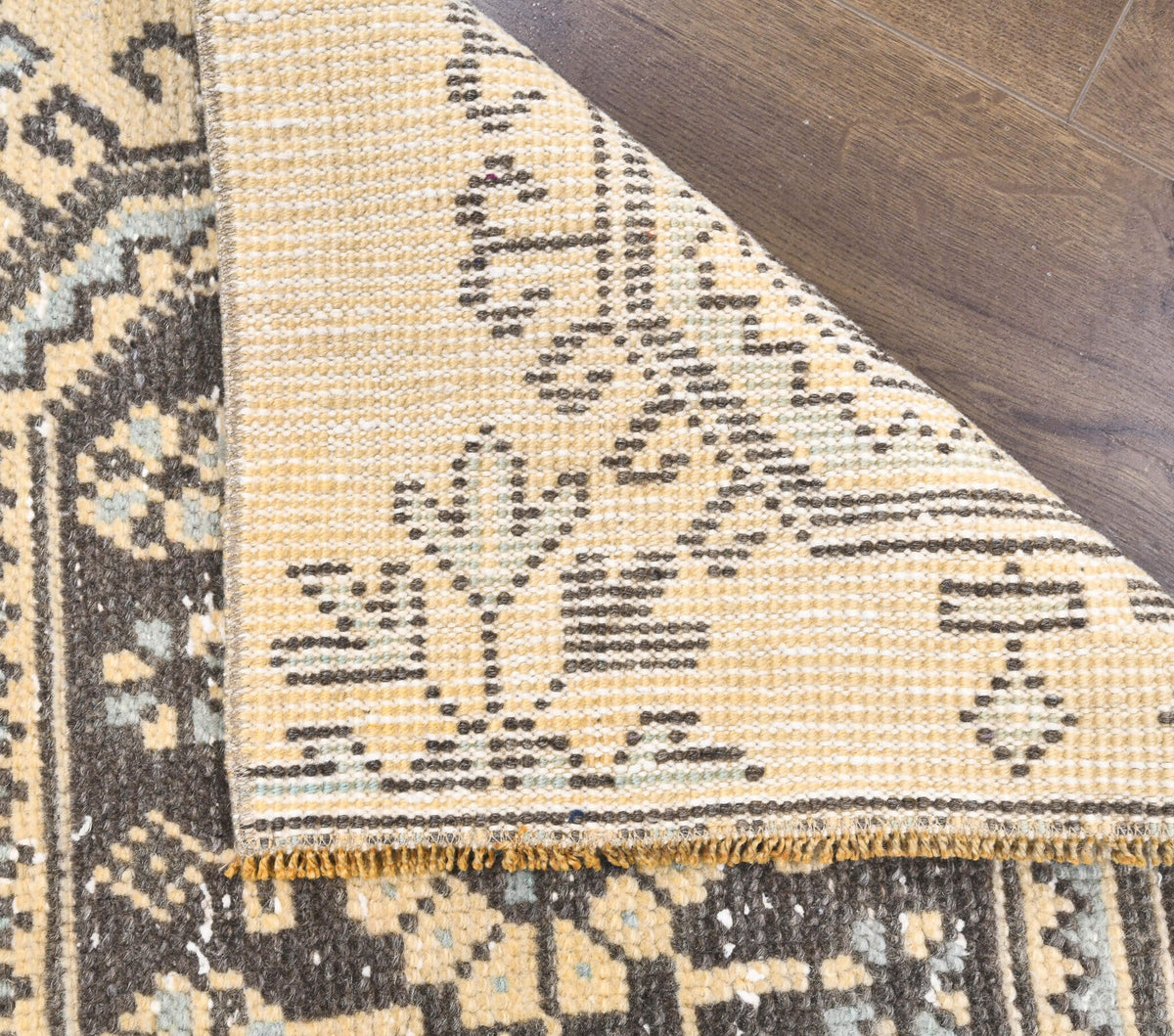 Vintage Orange Small Oushak Rug