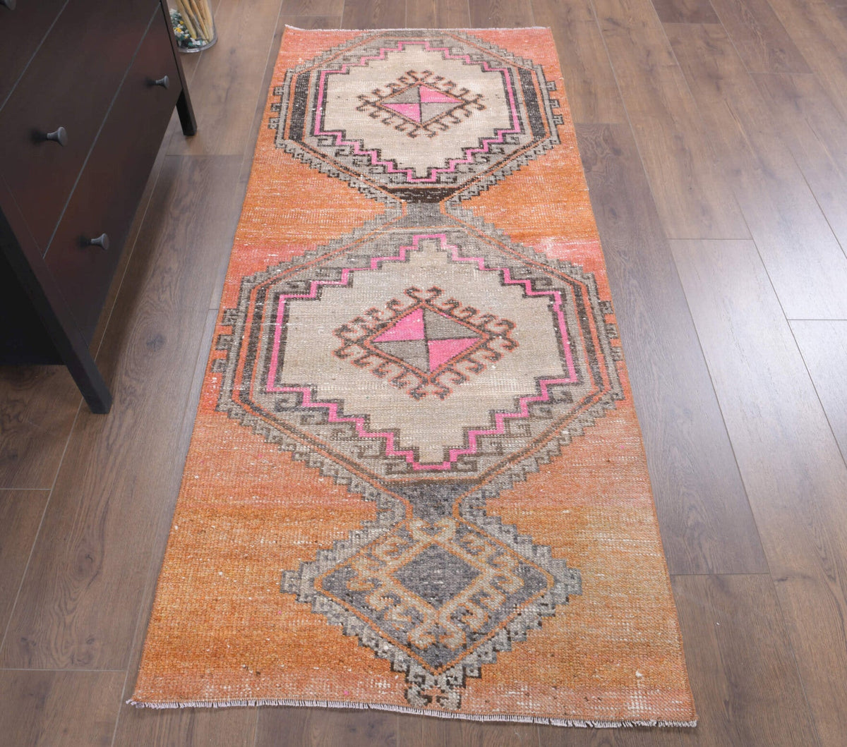 3x6 Handmade Vintage Oushak Area Rug