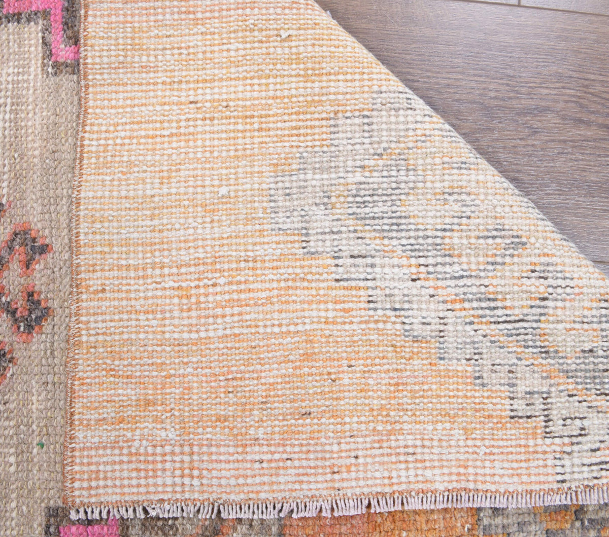 3x6 Handmade Vintage Oushak Area Rug