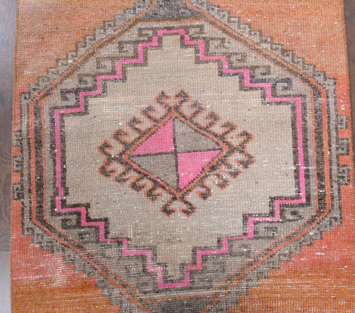 3x6 Handmade Vintage Oushak Area Rug