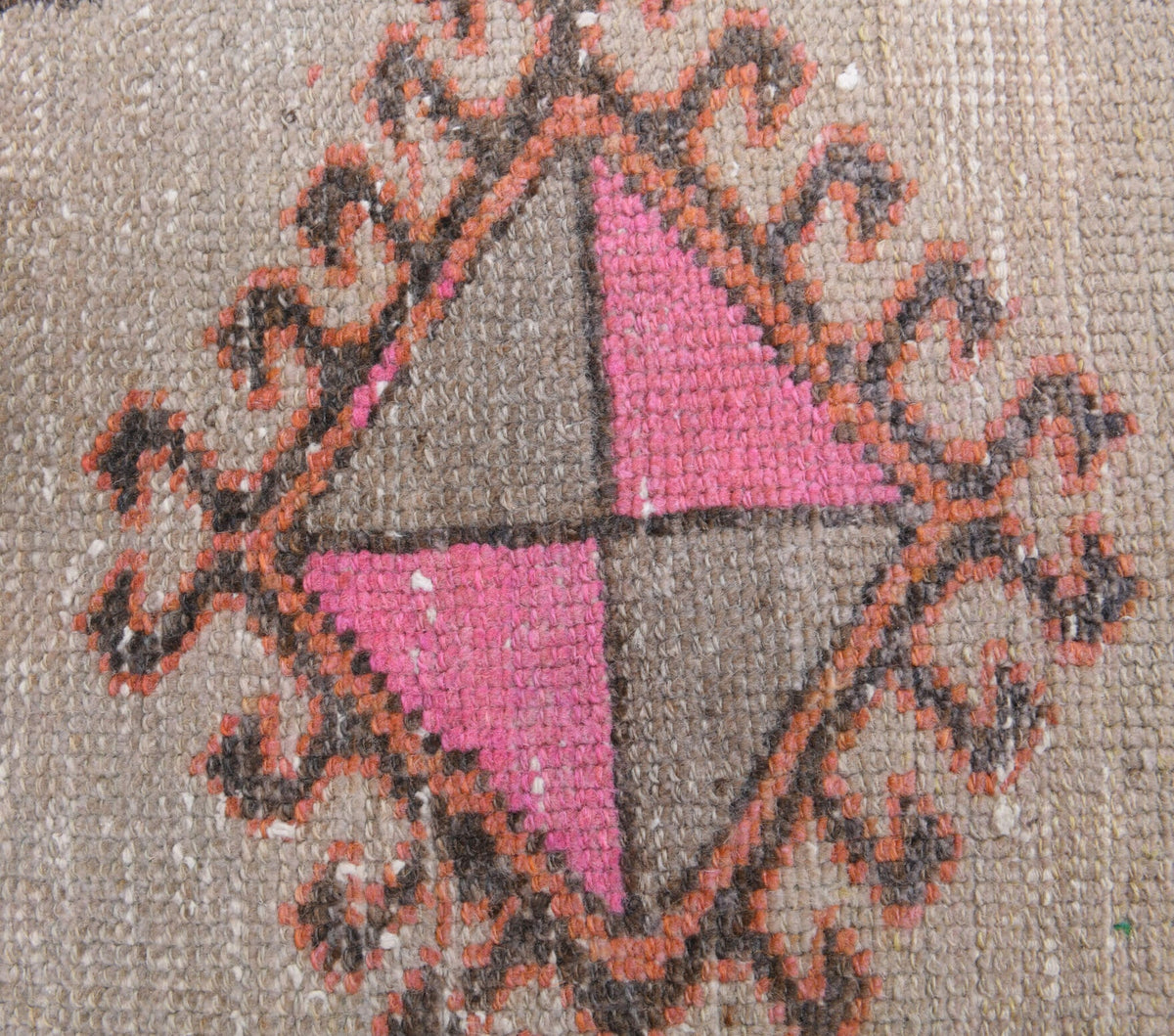 3x6 Handmade Vintage Oushak Area Rug