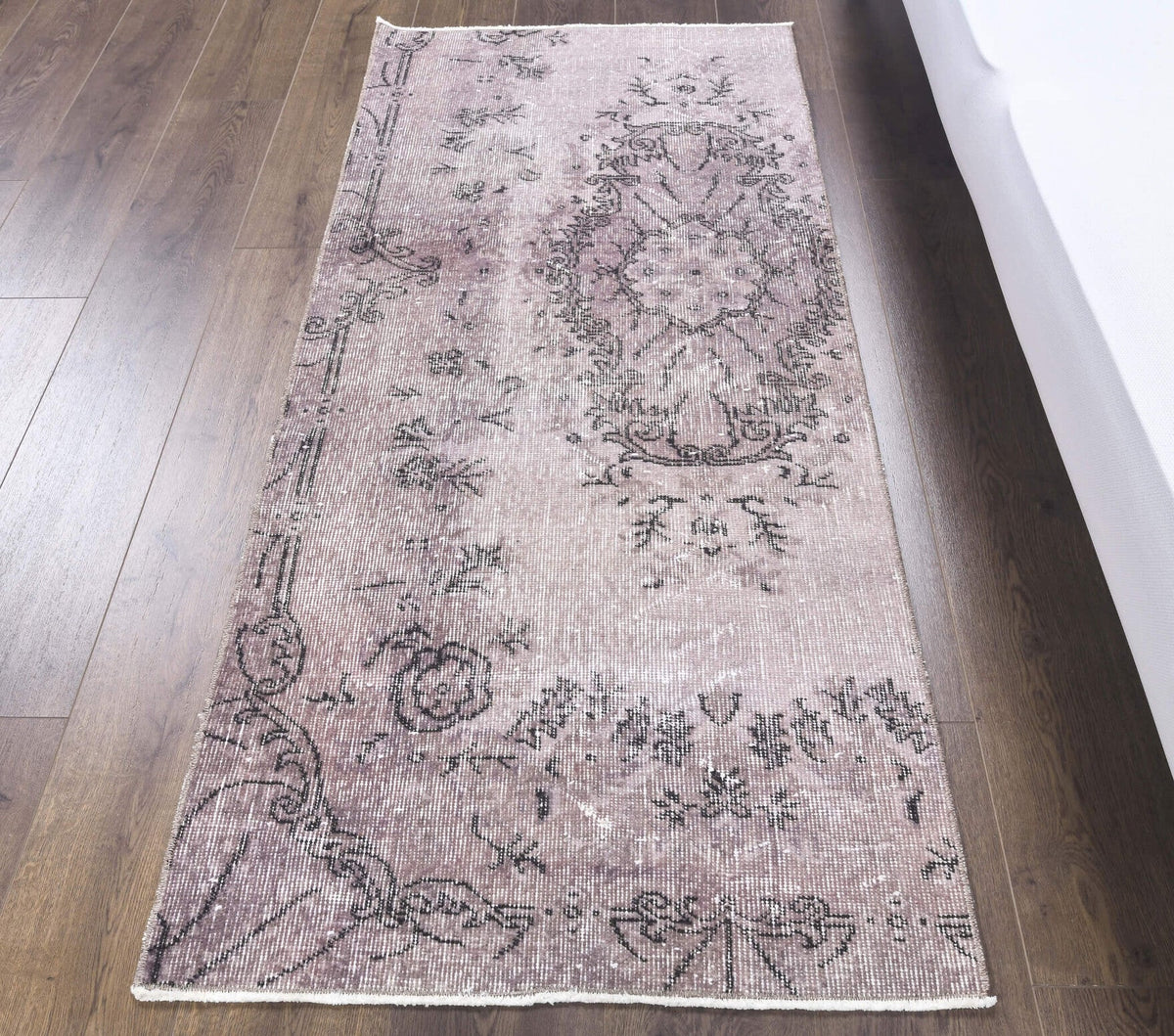 Vintage Purple Small Oushak Rug
