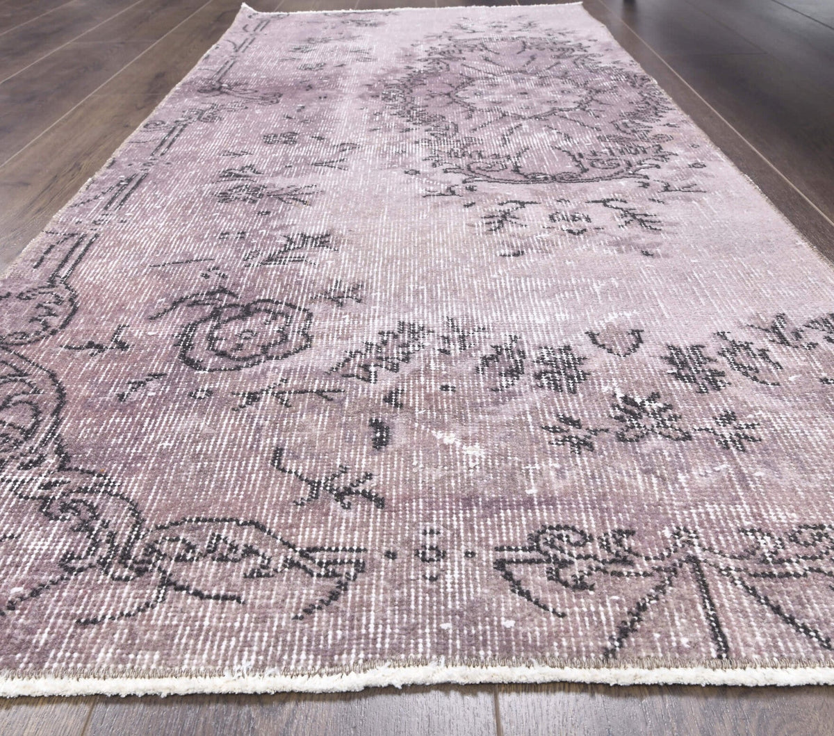 Vintage Purple Small Oushak Rug